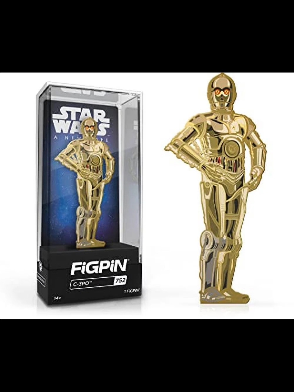 Star Wars A New Hope C-3PO FiGPiN Enamel Pin 752